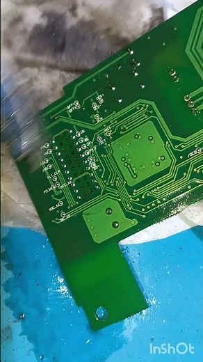 Burnt Circuit Board Restoration 🔥| From Black to Brand New #RestorationArt #BeforeAfter #RepairVideo