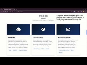 Harsh Parekh — Portfolio Demo (CS50x Final Project)