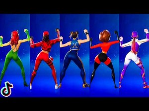 Fortnite The Spark Emote Showcase With All Thicc Girl Skins 🍑 Hot New Top Tiktok Trending Dance 😜 4K