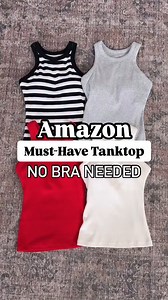 10K views · 21 reactions | This Amazon cotton ribbed tank top with built-in shelf bra is BACK and now comes in 15 colors + multiple styles > > > https://bit.ly/Click-Fast-Slay-Faster-Mays-Picks-Are-Wild  #tanktop #tanktops #casualoutfits #summeroutfits #casualstyle #elevatedcasual #4thofjuly #amazonfind #founditonamazon #cottonrib | Rockstar Teachers Vibes | Facebook
