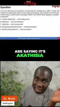 Aripiprazole Side Effect: Akathisia Diagnosis and Treatment #shorts