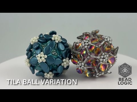 Tila Ball Beaded Bead Variation Tutorial | Step-by-Step Designer Beadwork