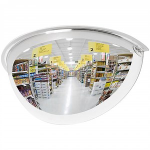 See All Industries 18" Plastic Half Dome 180 Degree Security Mirror PV18-180