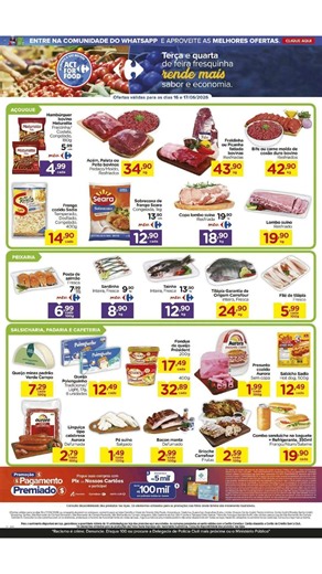 Carrefour ofertas Feira 16/06 - 17/06