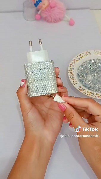 DIY Aesthetic Charger Decor Idea for Stylish Accessories