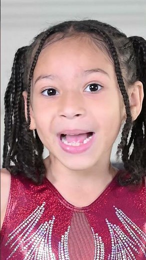 Chloe's Split Jump Tutorial on Tumbl Trak Laser Beam & Addie Beam! 🌟 | Kid-Friendly Gymnastics Fun