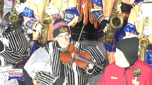 Joseph A. Ferko String Band performing at the 2026 Live Casino & Hotel Philadelphia Philadelphia Mummers Parade! Courtesy of WDPN Me-TV2 Wilmington/Philadelphia & WFMZ | Philadelphia String Band Assn.