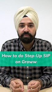 4.2K views · 173 reactions | Step-up SIP is a feature that allows an investor to increase their SIP amount by a pre-determined amount. In this video, we will understand how to step-up your SIP on Groww. #sip #mutualfunds #stepupsip #stocks #stockmarket #stockmarketinvesting #invest #investment #investor #investing101 | Groww | Facebook