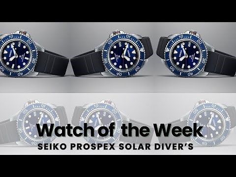 Watch Of The Week | Seiko Prospex Solar Diver