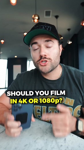Should You Film in 4K or 1080p? Filming Tips & Tricks
