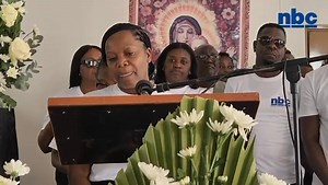 The memorial service of the late veteran camera operator at the Namibian Broadcasting Corporation (NBC), 58-year-old Eddy Eneas, is underway at Oshakati ELCIN Church in the Oshana Region. Eneas died on 24 October at Oshakati Intermediate Hospital after a short illness. NBC Director General Stanley Similo, in a message of condolences delivered on his behalf, said Eneas' dedication to his work brought incredible skills and professionalism. He spent his lifetime behind the camera, and his work brou