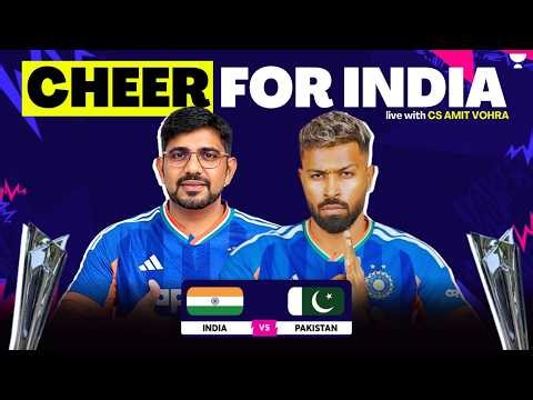 INDIA vs PAKISTAN LIVE | Cheer for India with CS Amit Vohra | Unacademy
