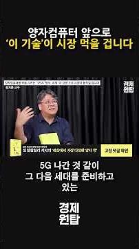 This is the technology that will dominate the future quantum computing market (Professor Jung Ji-...