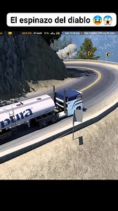 1.6M views · 17K reactions | La carretera "el espinazo del diablo"  #camion #trucks #trailer #trucking #truck #simulator | Hugoces | Facebook