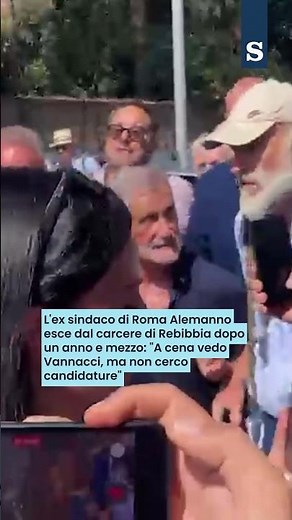 Alemanno leaves Rebibbia Prison: "Vannacci? I'll see him for dinner, but I'm not looking for a ca...