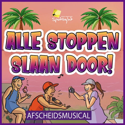 MUSICAL ‘ALLE STOPPEN SLAAN DOOR!’ is dé eindmusical vol humor voor groep 8 die je niet snel zal vergeten. https://spotlightmusicalproductions.nl/ #basisschool #groep8 #eindmusical #musical #afscheid #eindmusical #liedjes #humor #theater #acteren | Spotlight Musical Productions