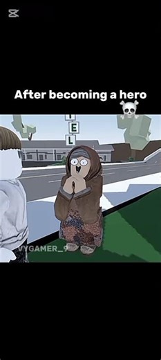 After becoming a hero☠️ #hero #Roblox #vygameryt #skulledit #vygamer9