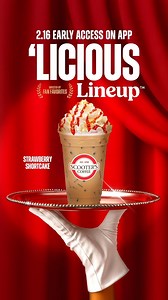 Our ✨NEW✨ star-studded lineup of signature lattes is almost here! 🤩 Want early access? Mobile order ahead all the 'Licious Lineup lattes in the Scooter's Coffee App starting on Monday, February 16th! | Scooter's Coffee