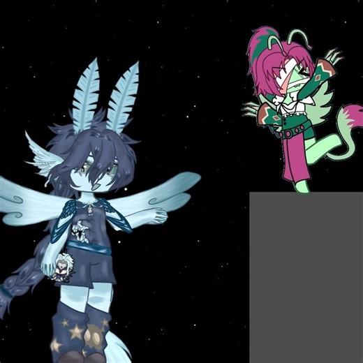 Alien meme!! Ft my online sister Sain!! #gacha #fypシ゚viral #animation #gachafypシ