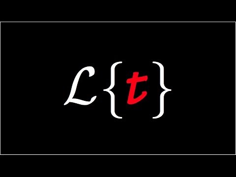 Laplace transform of t