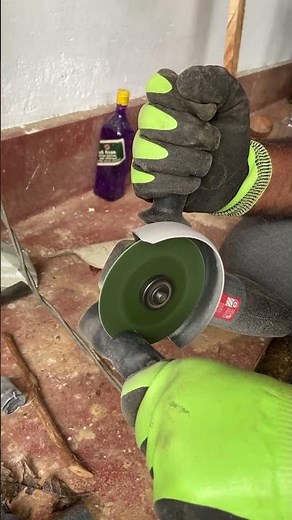 Cutting Pipe with Angle Grinder | Pvc Pipe Cut | Grinder Sparks Action