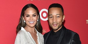Chrissy Teigen & John Legend Wear Coordinating Outfits to Target Presents ‘The Toycracker’