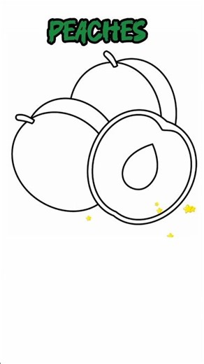 Peach 🍑🍑 #art #painting #coloring #drawing #peach #peaches