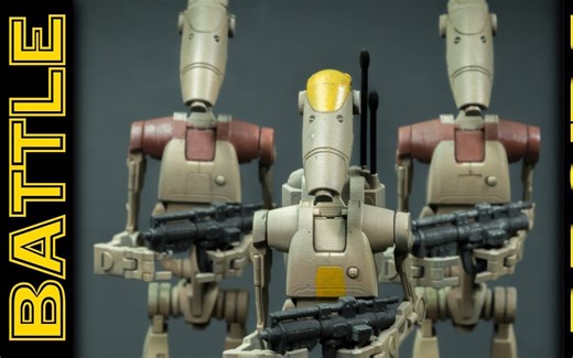 【Model Nerd】Star Wars 星球大战战斗场景模型制作视频(3D打印模型)