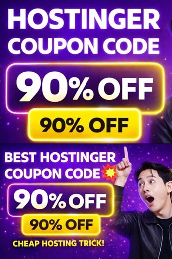 Hostinger Student Discount | Hostinger coupon code 2026 | Fastest hosting for wordpress