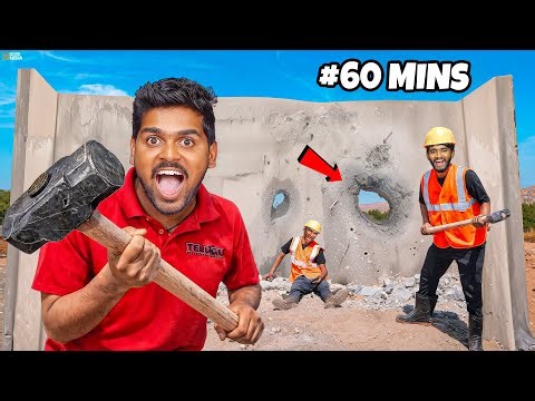 Unbreakable Concrete Box Breaking - Revenge Chellenge 🔥🔥 Telugu Experiments