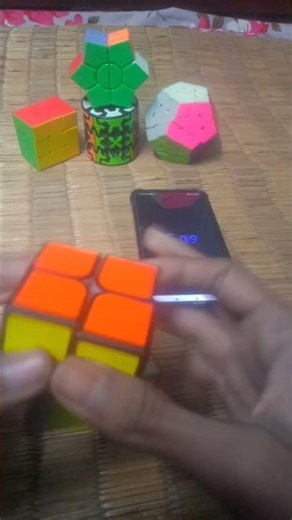 2x2 rubik cube solve timer