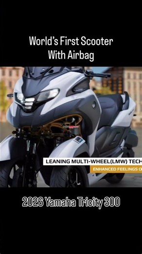 Worlds first scooter with airbag