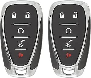 Keyless2Go Replacement for 5 Button Proximity Smart Key Chevrolet HYQ4EA 13519188