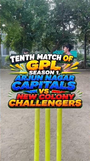 GPL Season 1 Match 10 🔥 | Arjun Nagar Capitals vs New Colony Challengers | CricketSyndicates