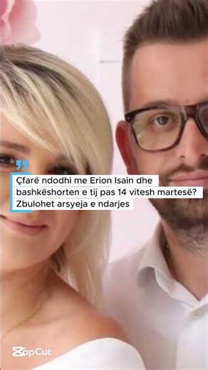 Çfarë ndodhi me Erion Isain dhe bashkëshorten e tij pas 14 vitesh martesë?Zbulohet arsyeja e ndarjes