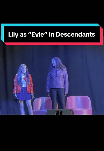 Lily Shines as Evie in Descendants Jr. Musical