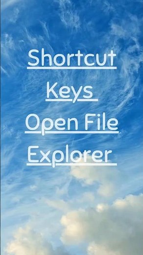 open file explorer shortcut|shortcut keys window#shorts #trending #viral #music #ai #viralvideo
