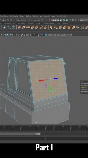 How to Model a Low poly Game ready Jeep in Maya | Part 1 #autodesk #maya #3dmodeling #lowpoly3d