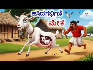 ಹಸಿದ ಗರ್ಭಿಣಿ ಮೇಕೆ | Kannada Stories | Kannada Kathegalu | Chintu TV Kannada