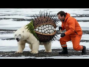 Heartwarming rescue! SRT rescues a polar bear trapped in a pile of mysterious bugs!