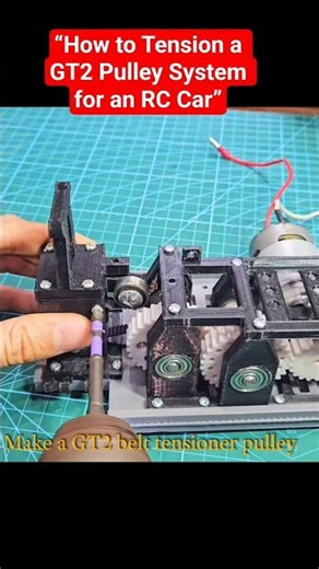 “How to Tension a GT2 Pulley System for an RC Car” #diy
