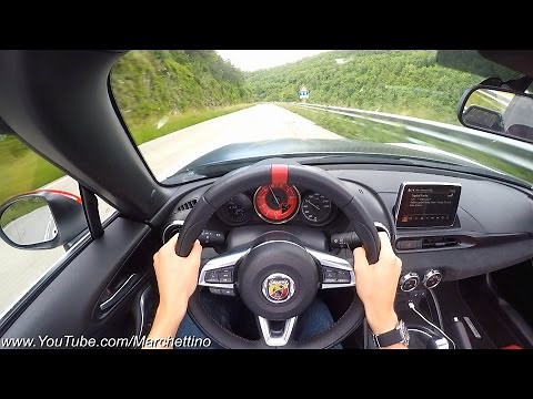 YOU Drive the Abarth 124 Spider Fast! - POV Test Drive