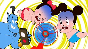 2.7K views · 65 reactions | Mickey Mouse & Minnie Mouse Funny story with magic fan! Finger Family Song Nursery Rhymes | Film animation | Facebook