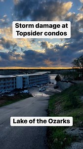 Storm damage today at Topsider Condos 😳 | Lake Expo