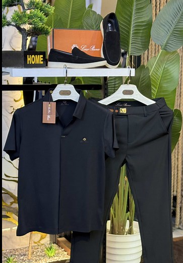 Tenue classique : Pantalon, chemise et mocassins