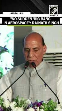 "No Sudden 'Big Bang' in Aerospace": Rajnath Singh Highlights Long-Term Roadmap for India