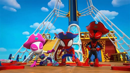 ✨ New season alert! ✨ Join Spidey, Ghost-Spider and Miles for epic water-web action 🌊 from 22 September, weekdays at 8AM on Disney Junior, DStv channel 309. | Disney Africa Channels