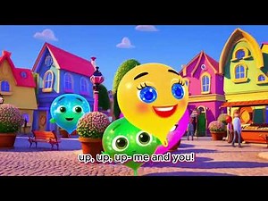 🎈✨ Up, Up, Up We Go! | Magical Balloon Adventure Song for Kids ✨🎈