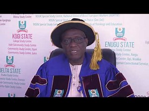 Vice-Chancellor's Address to the 21st Matriculation Ceremony for Newly Admitted NOUN Students