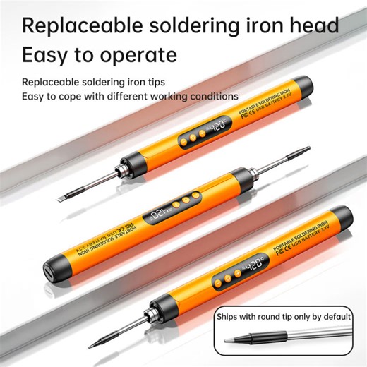 Digital Mini USB Soldering Iron Set Type-C Interface Adjustable Temperature Electric Solder Welding Iron Tool Kit | Lazada PH